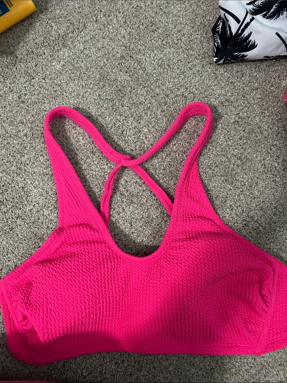 Hot Pink Women's Seamless Bralette